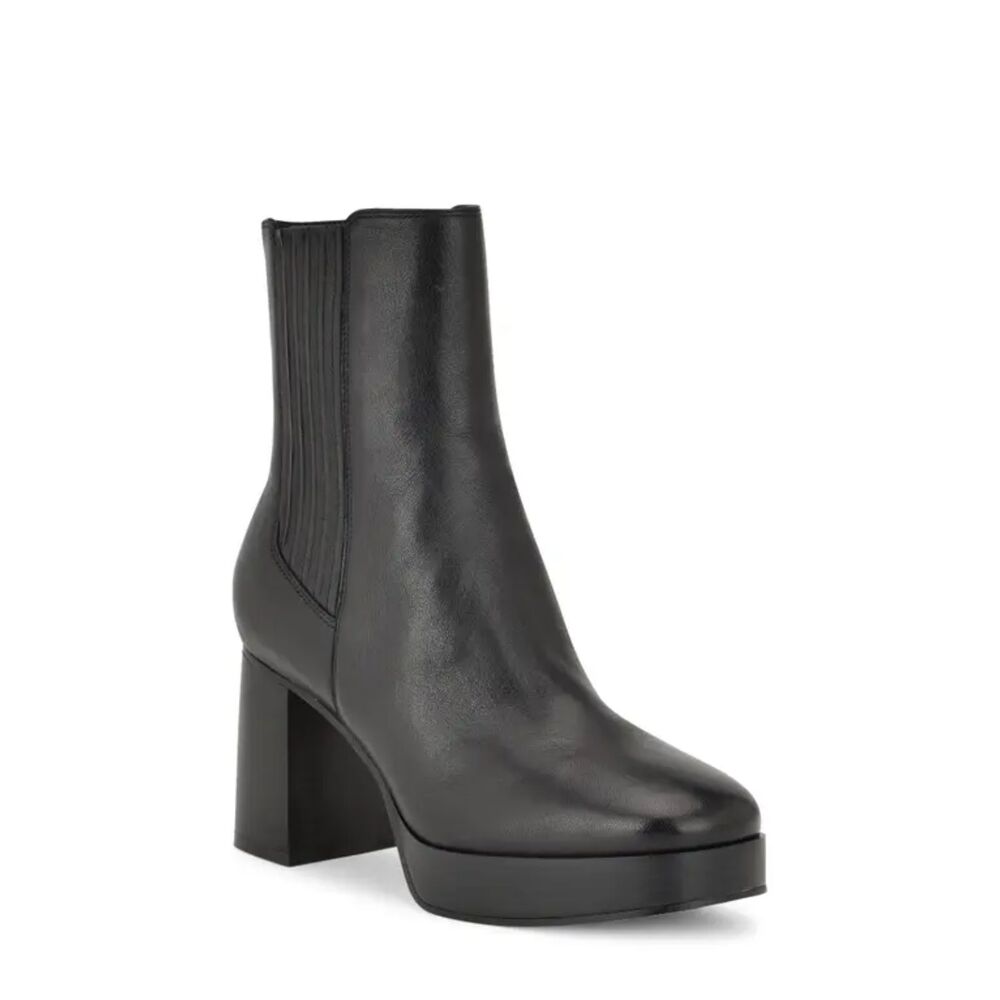 Nine West Womens Eds Round Toe Block Heel Dress Booties Size 10 VGUC
